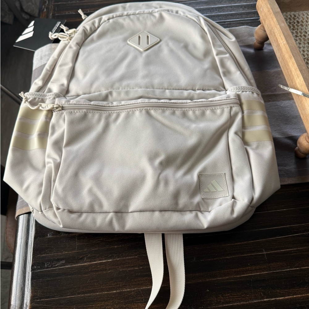 Adidas Light Beige Backpack for Men - Picture 2 of 15